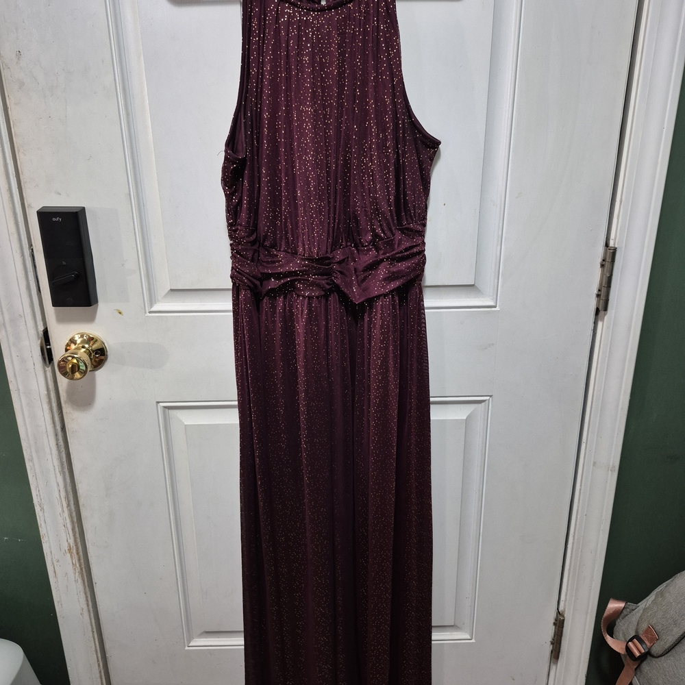London Times Purple Maxi Dress